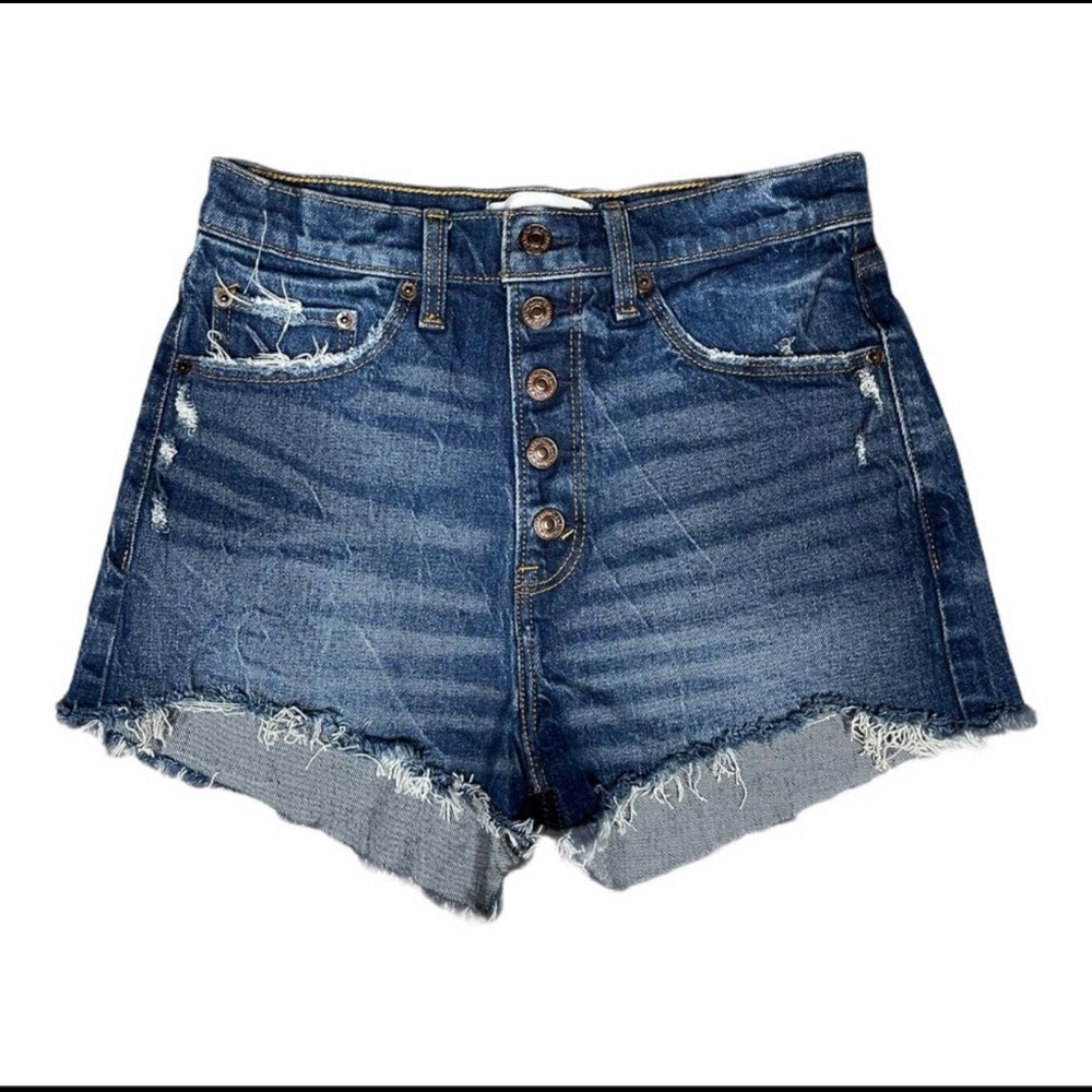 Abercrombie & Fitch High-arise Mom Jean Shorts